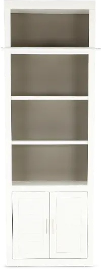 Catrina White 32 Bookcase with Reversible Door