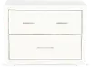 Catrina White 2 Drawer Lateral File Cabinet