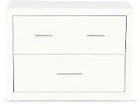 Catrina White 2 Drawer Lateral File Cabinet