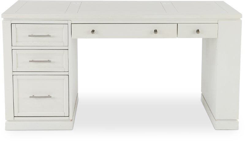 Cottage White 60 Inch Writing Desk Catalina Rc Willey Furniture Store