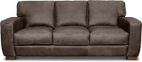 Dakota Contemporary Brown Leather Sofa