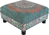 SURA-001 Square Multi Color Bench with Wood Base