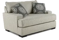 Raven Casual Contemporary Flax Gray Chair