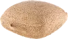 Khaki Jute Floor Pillow