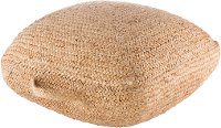 ZIY-001 Khaki Jute Floor Pillow