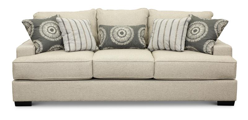 Casual Contemporary Flax Gray Queen, Grey Contemporary Sofa Bed