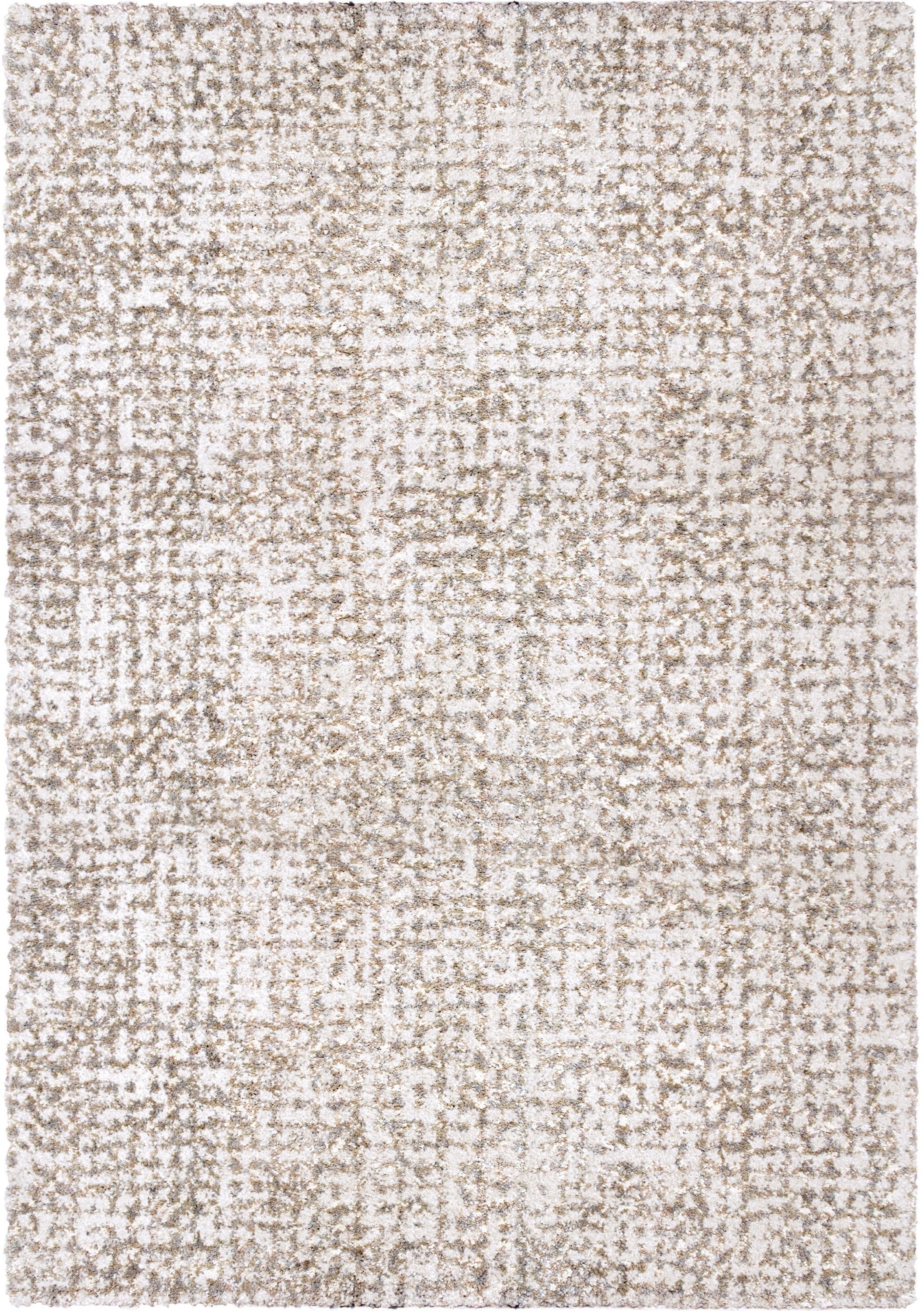 JA03 Cottontail 8' x 10' Large Ditto White Area Rug-1