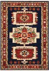 Lilihan 5 x 8 Blue and Red Area Rug