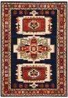 8 x 10 Large Blue and Red Area Rug - Lilihan