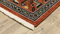 5 x 8 Medium Red and Multi Area Rug - Lilihan-3