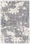 3H 8 x 10 Large Abstract Gray and Ivory Shag Rug - Aspen
