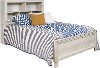 Whitewash Twin Bookcase Bed - Riverwood