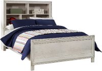 Whitewash Twin Bookcase Bed - Riverwood-3