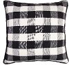 Black and White Buffalo Check Euro Sham