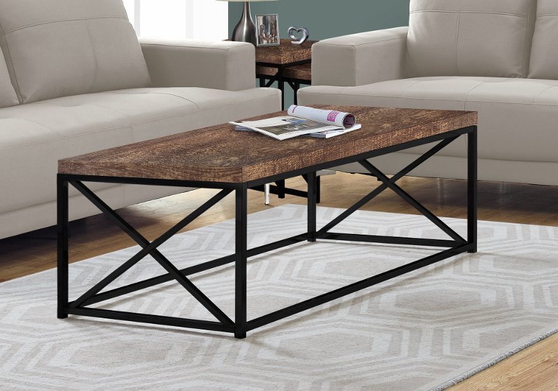 black couch table