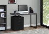 Modern Black and Gray Right Facing Desk