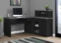 Contemporary Black and Gray Right Facing Desk