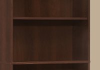 Cherry Brown 5 Shelf 72 Inch Bookcase-2