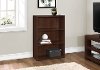 Cherry Brown 3 Shelf Bookcase