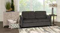 Velvety Steel Full Sofa Bed - Cloud Z