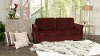 Velvety Wine Full Sofa Bed - Cloud Z