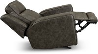 Dark Gray Leather Triple Power Rocker Recliner - Dynasty-3