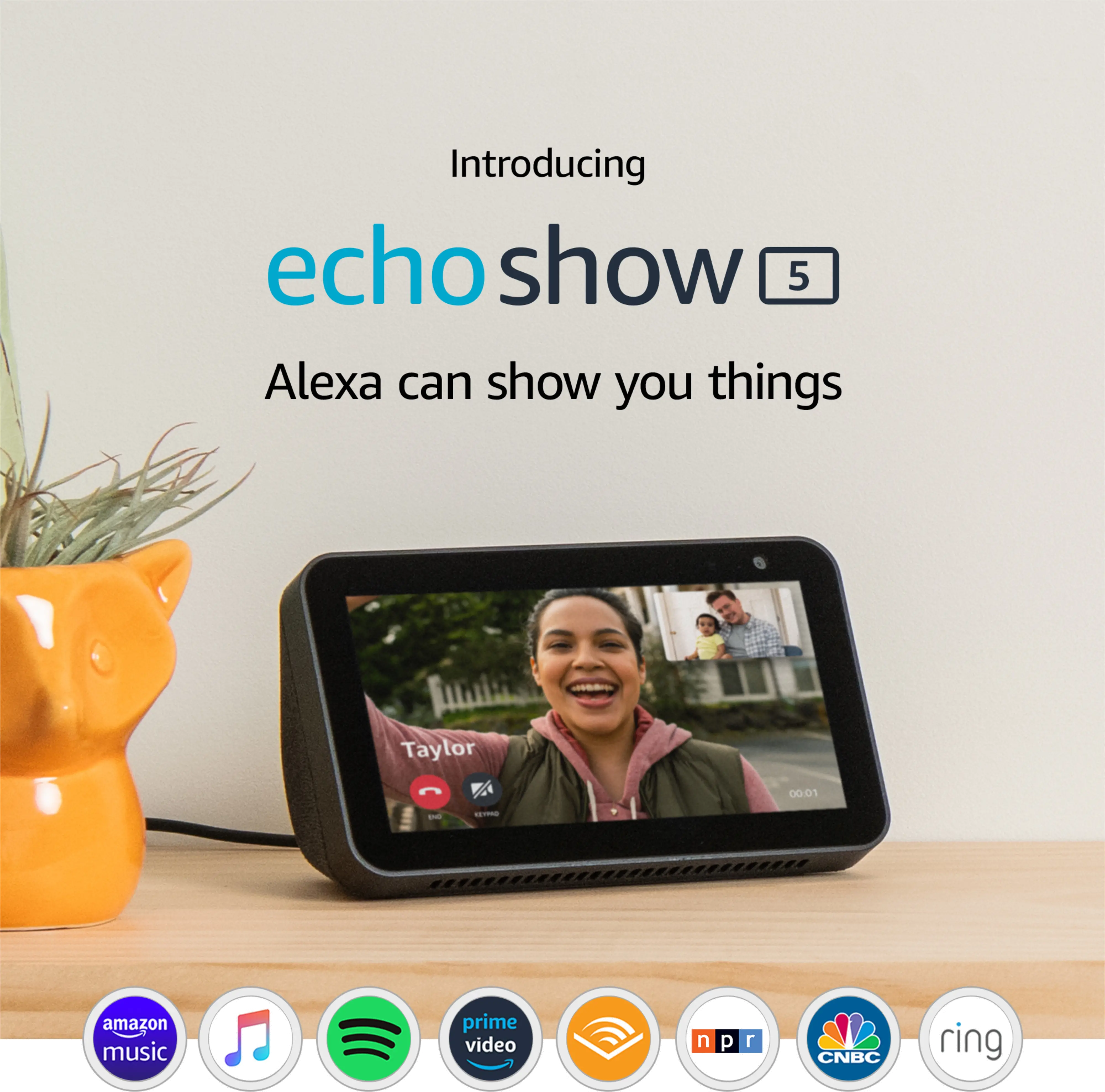 AMAZON SHOW 5 BLACK Amazon Echo Show 5 Smart Display with Alexa - Charcoal-4