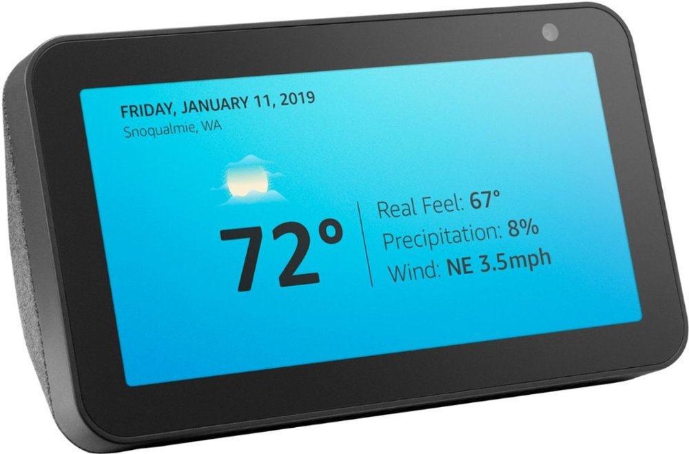 AMAZON SHOW 5 BLACK Amazon Echo Show 5 Smart Display with Alexa - Charcoal-6