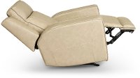 Stone Beige Leather Triple Power Rocker Recliner - Dynasty-3