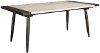 Modern White and Black Dining Room Table - Modern Eclectic