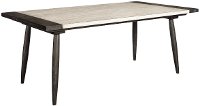 Modern White and Black Dining Room Table - Modern Eclectic