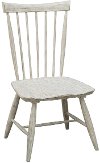 Farmhouse Whitewash Dining Room Chair - Modern Eclectic