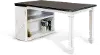 Carriage House White Country Small Bookcase Desk