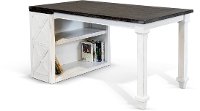 Small Bookcase Desk - Carriage House
