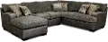 Matrix Smoke Gray 2 Piece Sectional