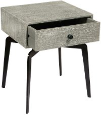 Iron Leg End Table - Modern Eclectic-2