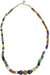 10 Inch Multi Color African Trade Bead Strand