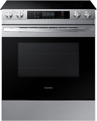 NE58R9311SS Samsung 30 Inch Slide In Electric Range - 5.8 cu. ft. Stainless Steel