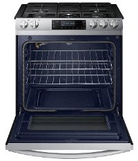 NX58R9311SS Samsung 30 Inch Slide In Gas Range - 5.8 cu. ft. Stainless Steel-2