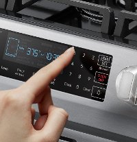 NX58R9311SS Samsung 30 Inch Slide In Gas Range - 5.8 cu. ft. Stainless Steel-6
