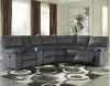 Urbino Charcoal 3-Piece Power Reclining Sectional