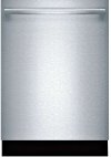 SHXM4AY55N Bosch 100 Series Dishwasher with InfoLight- Stainless Steel