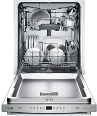 SHXM4AY55N Bosch 100 Series Dishwasher with InfoLight- Stainless Steel-3