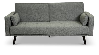 Madrid Slate Gray Convertible Sofa Bed - Jenna