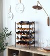 Wicker 20 Bottle Wine Rack