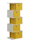 White and Yellow Zig Zag Storage Drawer - Santa Monica