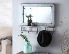 Rustic Galvanized Metal Mirror - Abbey