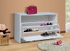 White Deluxe Single Shoe Cabinet - Sepulveda