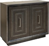 Contemporary Latte Brown Two Door Cabinet - Sunset