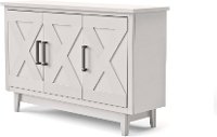 Contemporary White Three Door Cabinet - Vaca-2